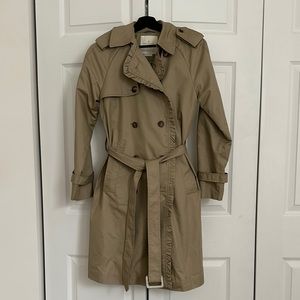 NWOT Kate Spade Double Breasted Trench Coat w/ Belt